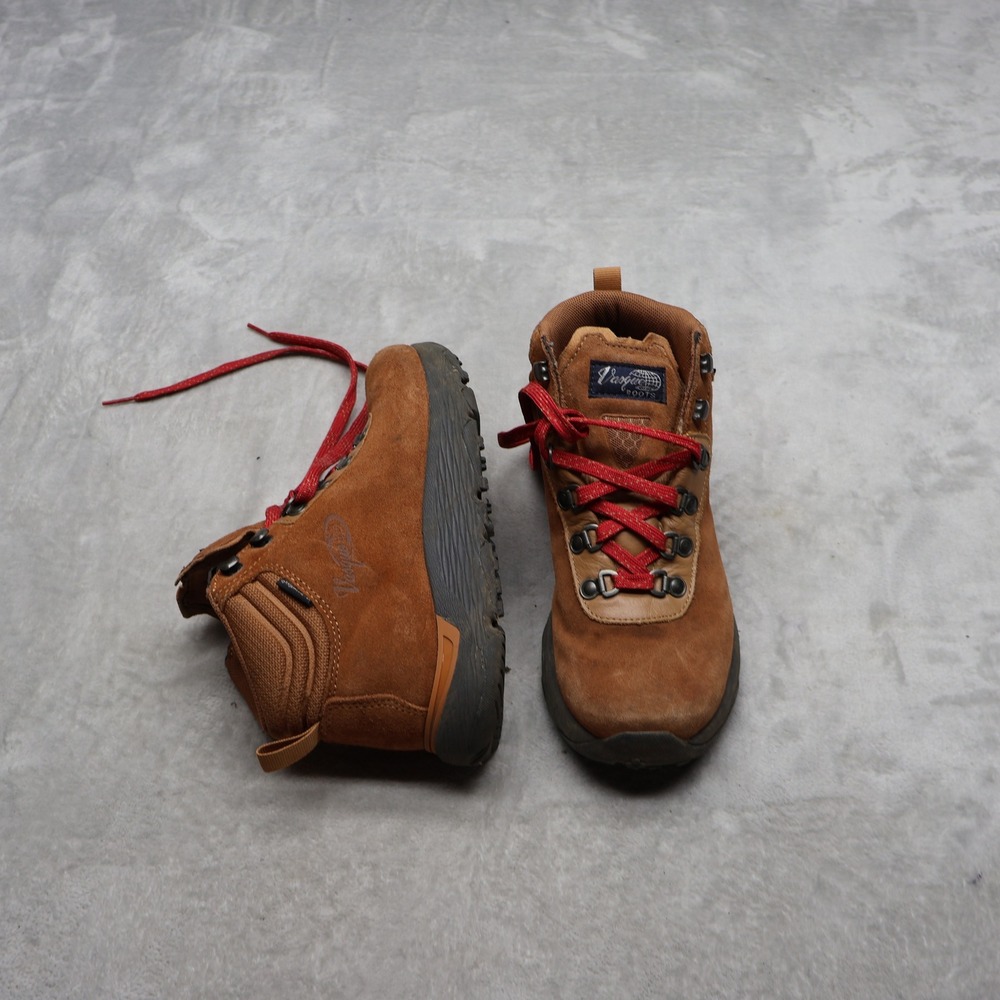 Vasque Womens 7.5 Hiking Boots Brown Suede Sunsetter NTX Rugged Outdoor 7989 M